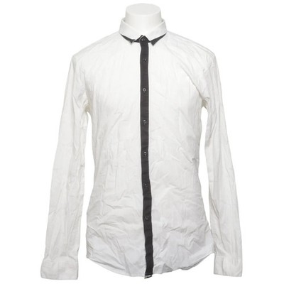 Hugo Boss, Hemd, Größe: XL, Weiß, Einfarbig, Herren #lS4