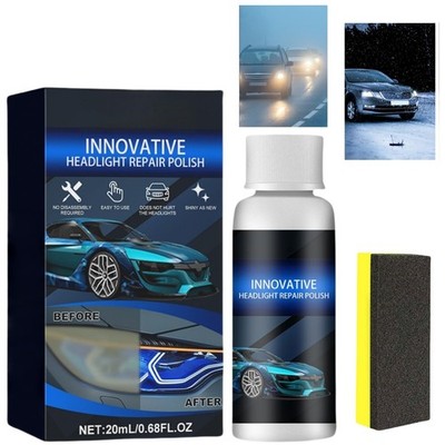 Auto Scheinwerfer Reparatur Flüssigkeit, Scheinwerfer Restaurator Reiniger Kratzer... 