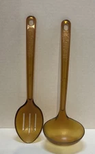ULTRATEMP Robinson Knife Co. Amber Ladle & Slotted Spoon 11” # 2109-2 #2115
