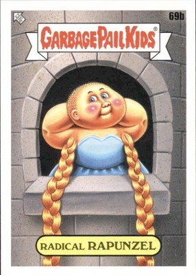 2022 Topps Garbage Pail Kids Book Worms - Radical Rapunzel Card #69b