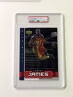LeBron James RC PSA 8 2003-04 Upper Deck Pull Of Action Cover Card 2003 0085