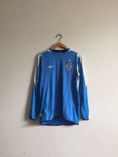 soccer jersey long sleeve umbro vintage Englend