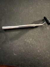Vintage  Solid Metal Cartridge Razor Handle never used Clean!