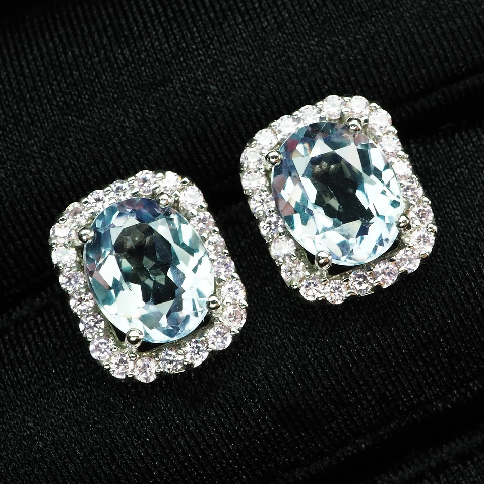 Ravishing Color Change Alexandrite 5.35Ct 925 Sterling Silver Handmade Earrings Foto 2 de 4