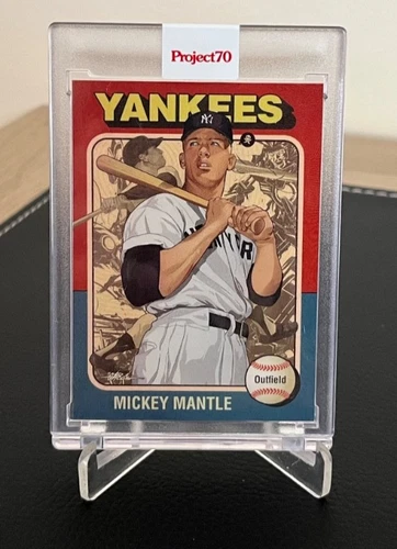 Topps Project 70 Card 371 - 1975 Mickey Mantle by Quiccs - PR: 2,624