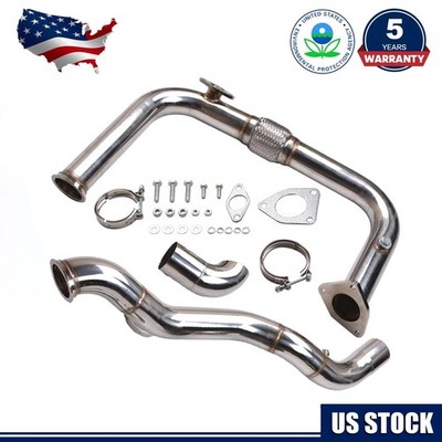 Crossover Exhaust Turbo Manifold Pipe For Vortec 4.8 5.3 6.0 Silverado Sierra LS