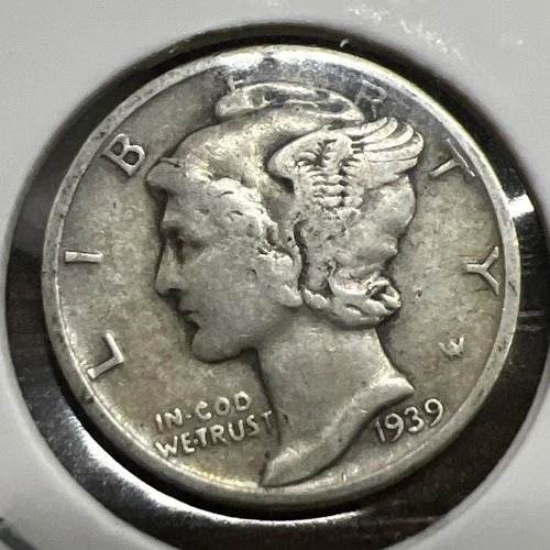 1939 MERCURY SILVER DIME ACTUAL Coin Get Today & Save & Fill Your Collection