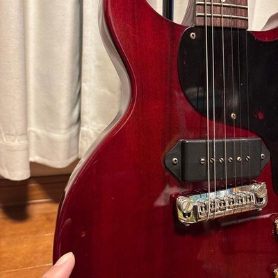 Electric Guitar Orville by Gibson Les Paul Junior DC Wine Red Made