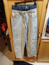 ZP-Women's Mid-Rise 90's Relaxed Straight Jeans - Wild Fable Sz 4 Easy Rigid