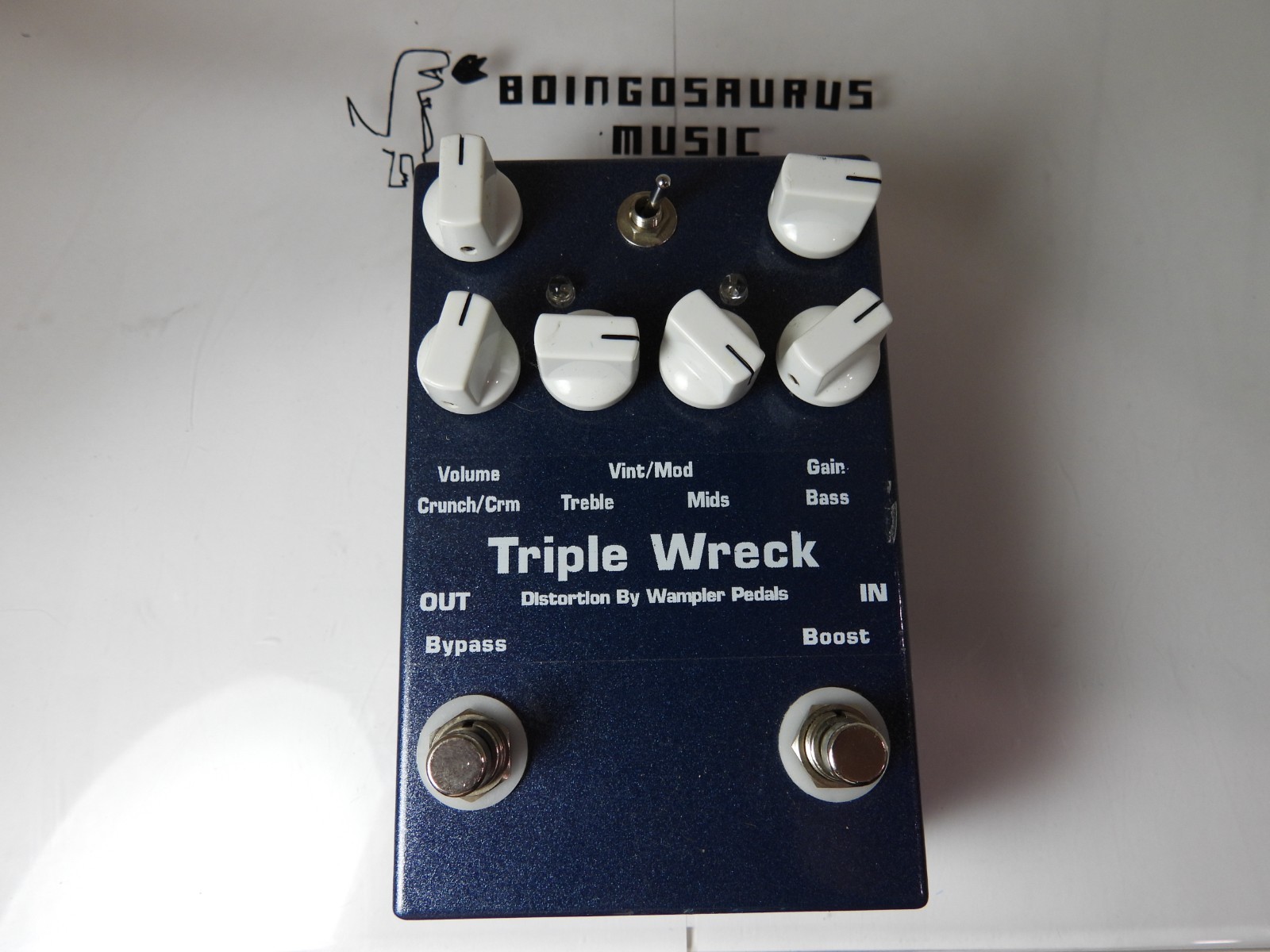 EARLY Wampler Triple Wreck Modern Rectified Distortion Effects Pedal Rare Issue