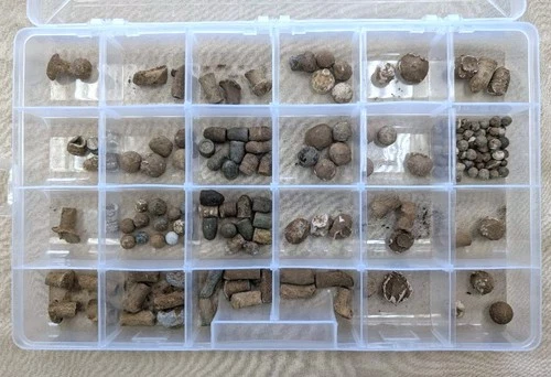 LARGE DUG CIVIL WAR (?) BULLET LOT