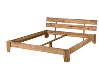 Bett Nature Brown #510 Doppelbett Ehebett Sheesham Palisander 140X75X200Cm