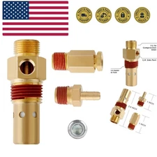 Air Compressor Replacement Components Brass 1/2 Inch MNPT Compressor in Tank ...