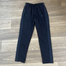 Adidas Joggers Women's prime green Essential 3-Stripe Track Bottoms Blue Sz Med