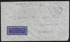 DUTCH EAST INDIES 1948 OAS South East Asia Command Cover Batavia to Soerabaja
