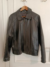 giacca da uomo/ragazzo 100% vera pelle taglia 46 con zip