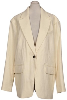 H&M Blazer Damen Business Jacke Kostümjacke Gr. S Cremeweiß #k39gatm