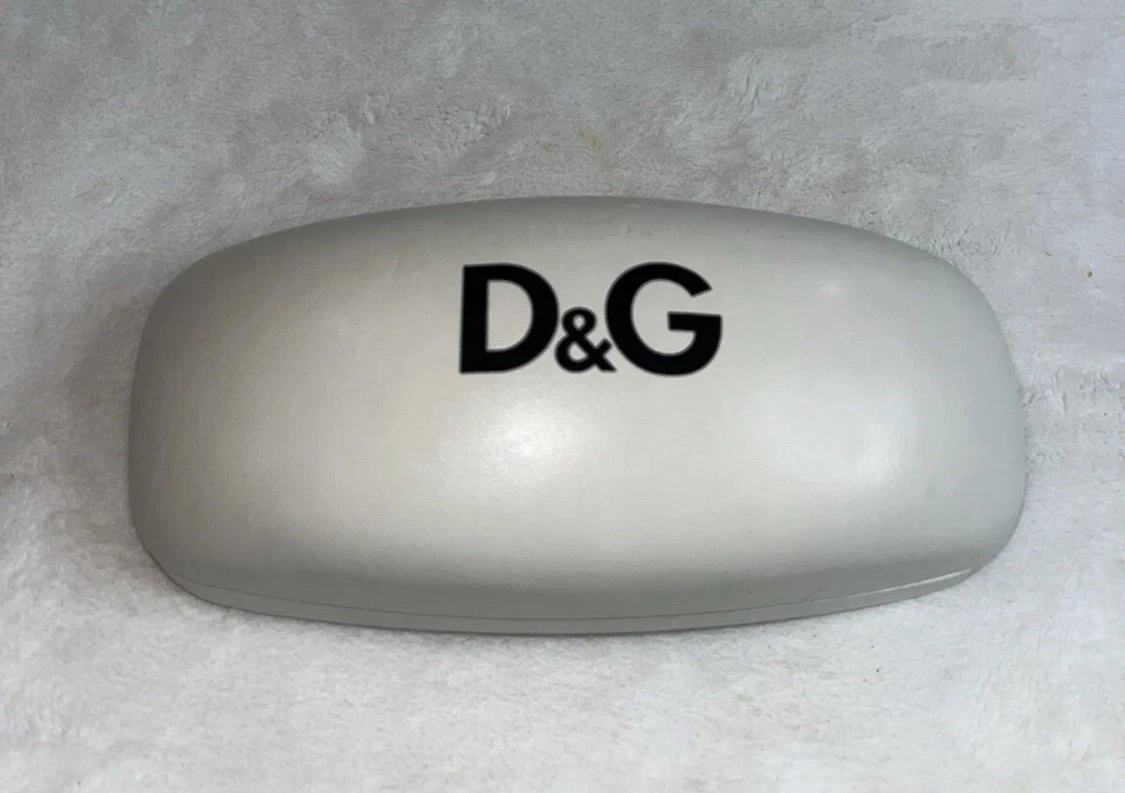 D&G Cream and Light Gray Sunglasses Case Dolce&Gabbana White Vision Care for sale | eBay main image 4