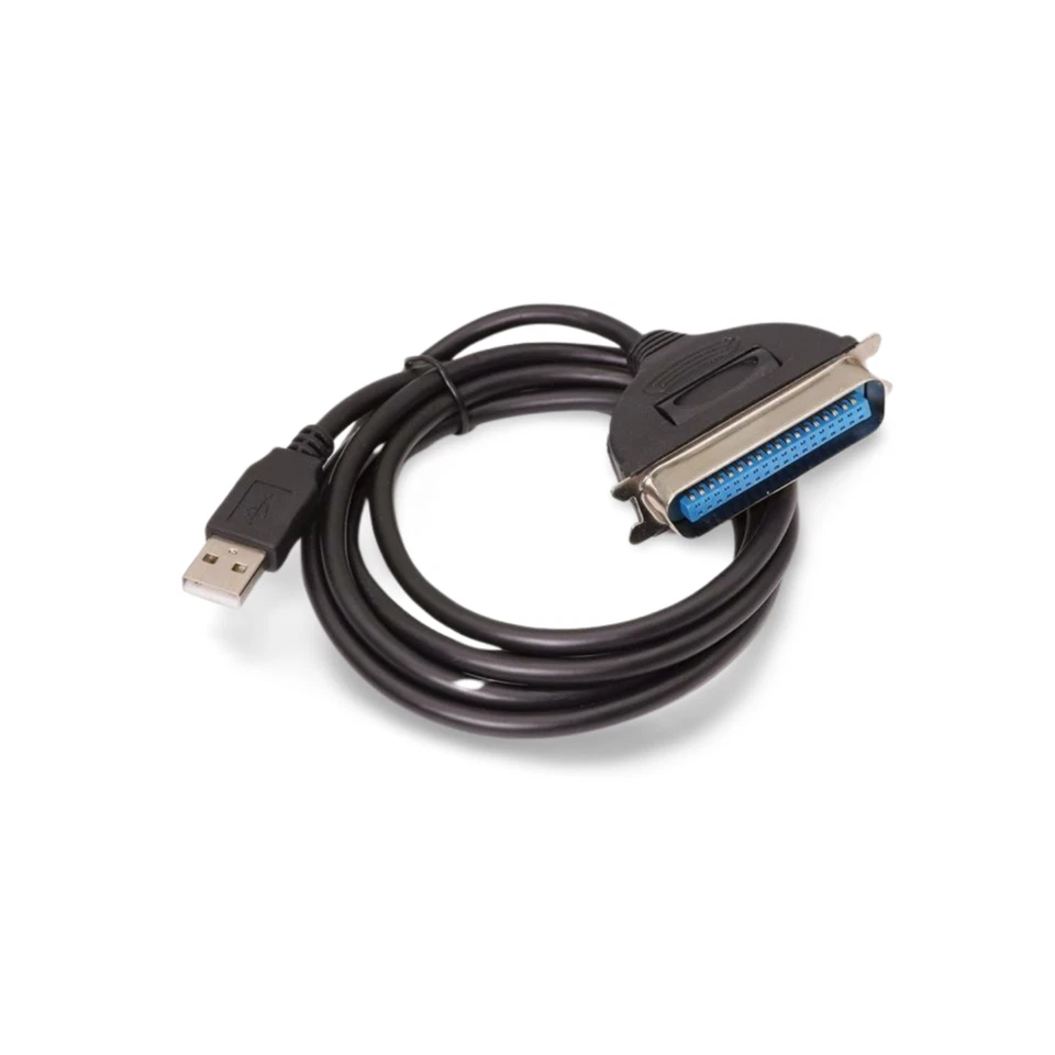 5 pies Cable de impresora USB a paralelo IEEE1284 Centronic 36 pines Windows, Mac, EE. UU. Foto 2 de 4