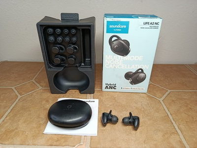 #ad Anker Soundcore Life A2 NC Wireless Noise Cancelling Earbuds w Box Working $35.00
