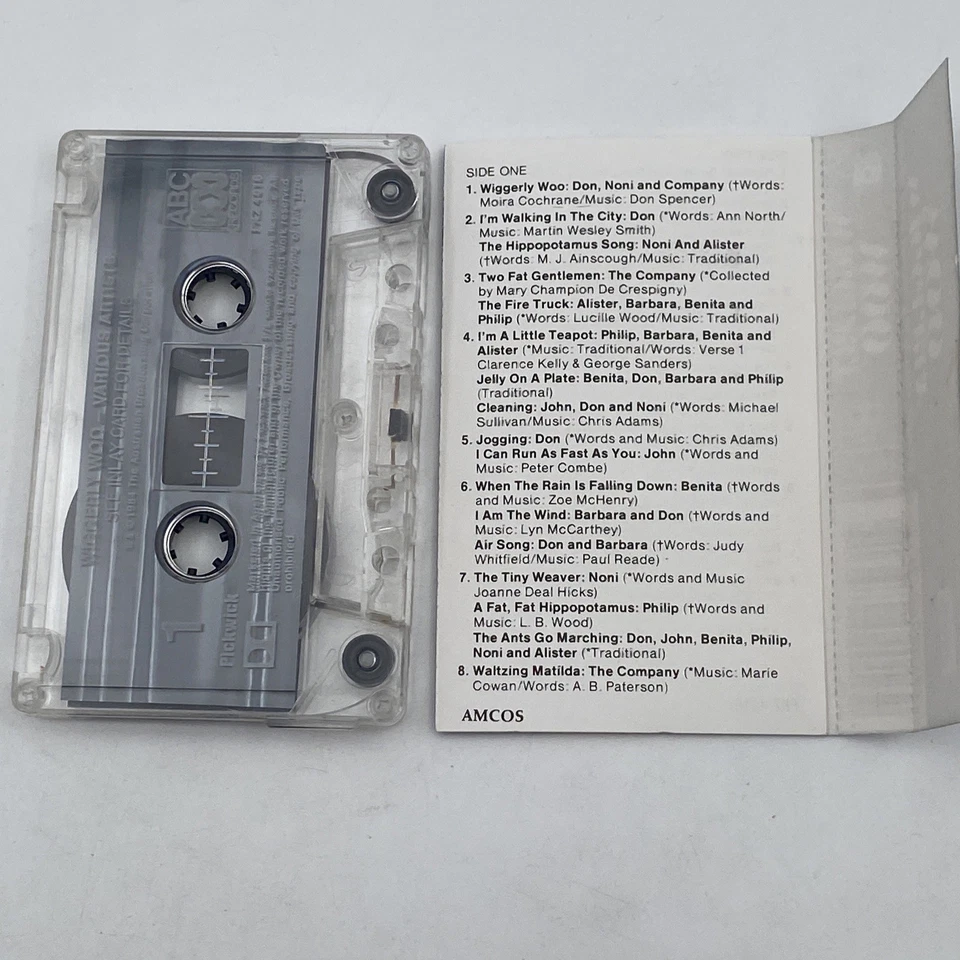 Wiggerly Woo Songs & Stories from Play School. (Cassette, 1984) - Image 3 of 4