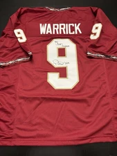 Seminoles Peter Warrick signed Jersey W/COA