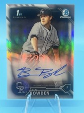 2016 Bowman Draft Chrome Draft Pick Auto Refractor /499 Ben Bowden #CDA-BB Auto