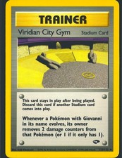 Viridian City Gym 123/132 Uncommon Gym Challenge Pokemon Unlimited LP