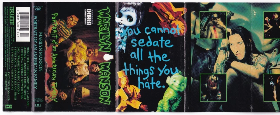 Кассетная лента Marilyn Manson Portrait Of An American Family 1994 - Изображение 4 из 4