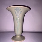 Roseville Cremona 356-8 Vase w/ Blue & Green Floral Flower Design