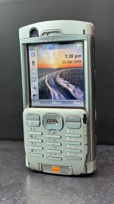 Sony Ericsson P990i Retro Handy - Silber (Orange)