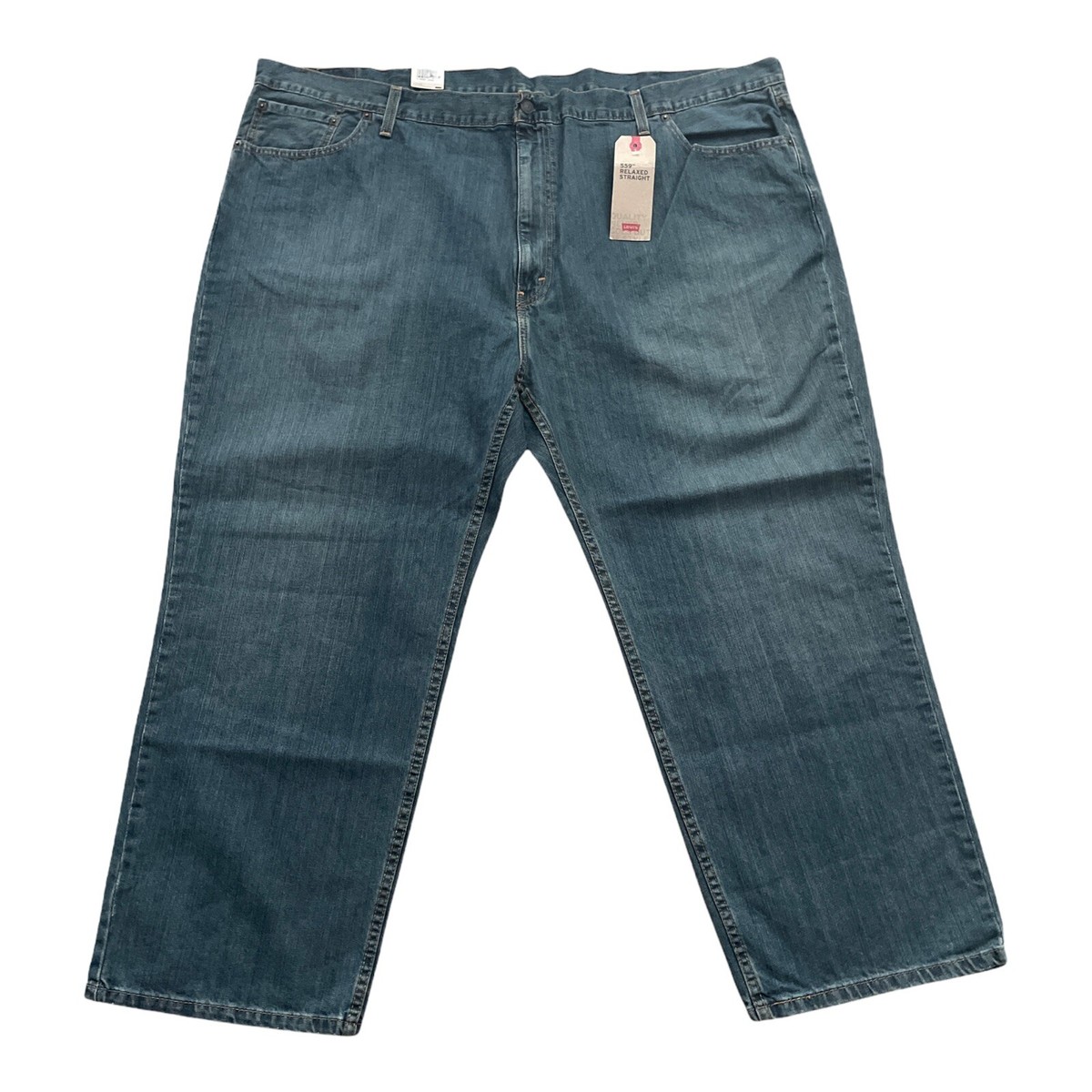 Levis 559 Big Tall Mens Jeans Size 52x29 Straight Leg Relaxed Blue Cotton  $69