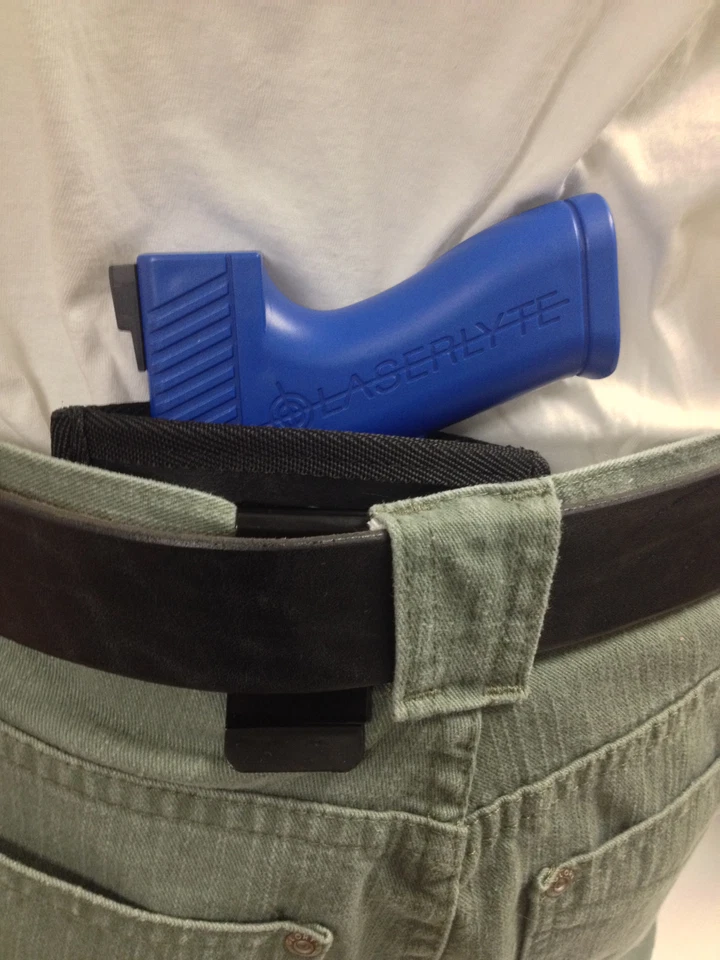 Kel-Tec P-3AT Inside IWB Outside OWB Waistband Gun Holster | Brown Leather - Image 3 of 4