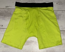 All In Motion Boxer Briefs size S small 6/7 - Bright Yellow - NEW