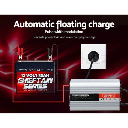 Giantz 12V Car Battery Charger Inverter 20 Amp ATV 4WD Boat Caravan Motorcycle - Picture 8 of 12