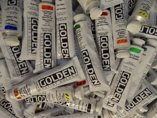 Golden Heavy Body Acrylic Paint, 2 oz., flat rate shipping, various colors