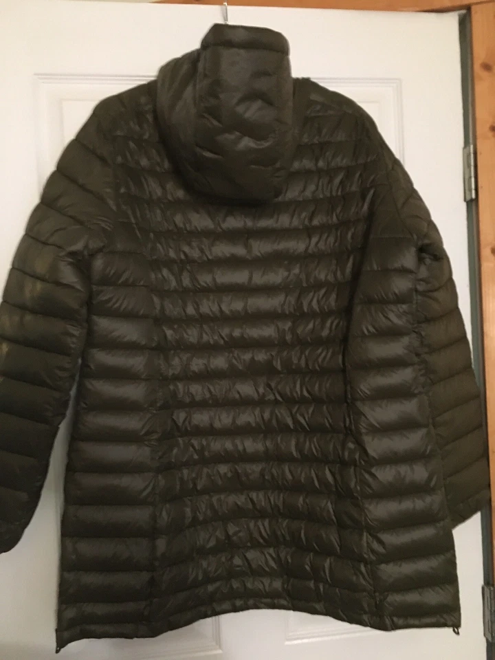 Spire женщин средней длины пуховик куртка оливковый зеленый очень большой XL рекомендуемая розничная цена производителя $124 - Изображение 3 из 4