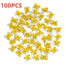 100pcs 20 A Amp ATM Low Profile Fuse Mini Micro Blade Circuit 2 Leg GM Car Audio