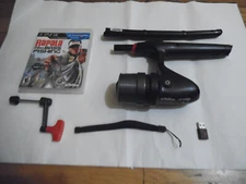 Rapala Pro Bass Fishing Bundle (Playstation, 2010)  ***Disc, Rod/Reel, Dongle***