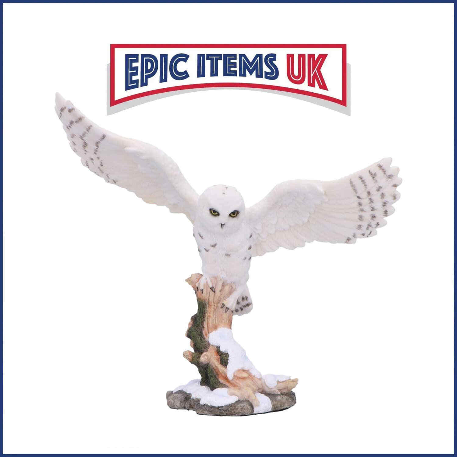 Nemesis Now Snowfall - Majestic owl in winter scene - IN STOCK