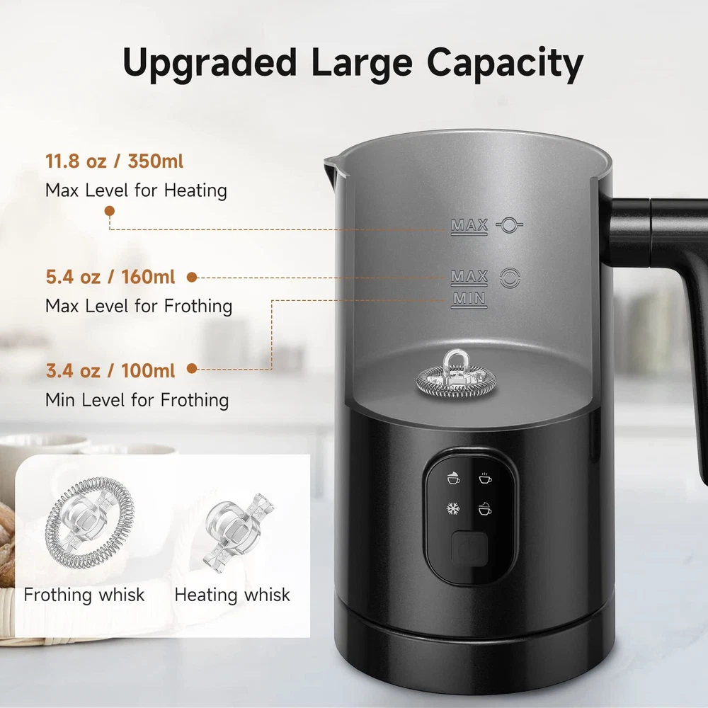 Milk Frother Frother For Coffee 4 In 1 Electric Milk Frother And Steamer Warm An Milk Frother Frother For Coffee 4 In 1 Electric Milk Frother And Steamer Warm An
