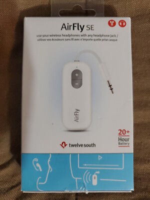 Airfly SE Twelve South Emitter Receiver Bluetooth Jack 20h Autonomy