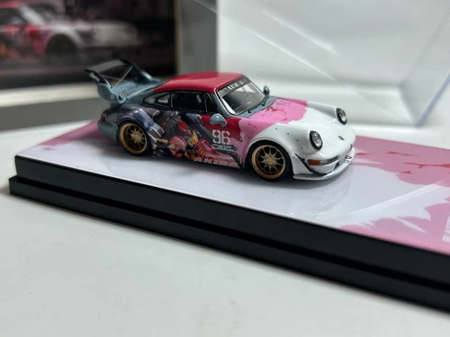 1/64 AKIBA Original Porsche Wide-body RWB 964 High-tail Boutique Alloy Car Model - Picture 8 of 12