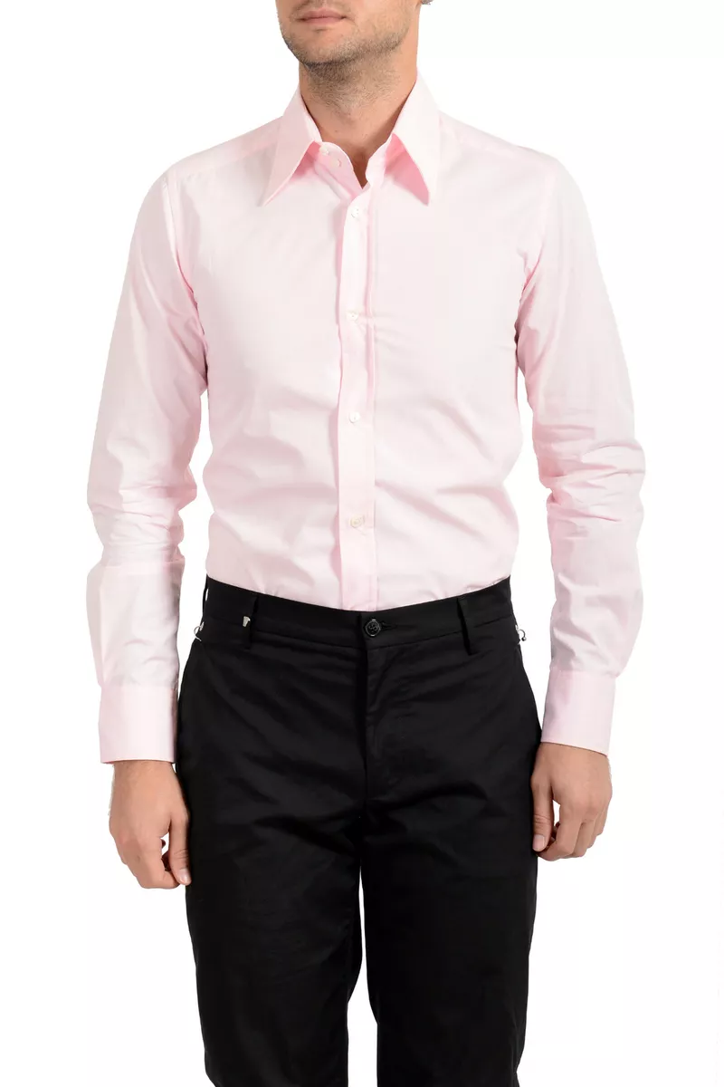 Pink long cheap sleeve men