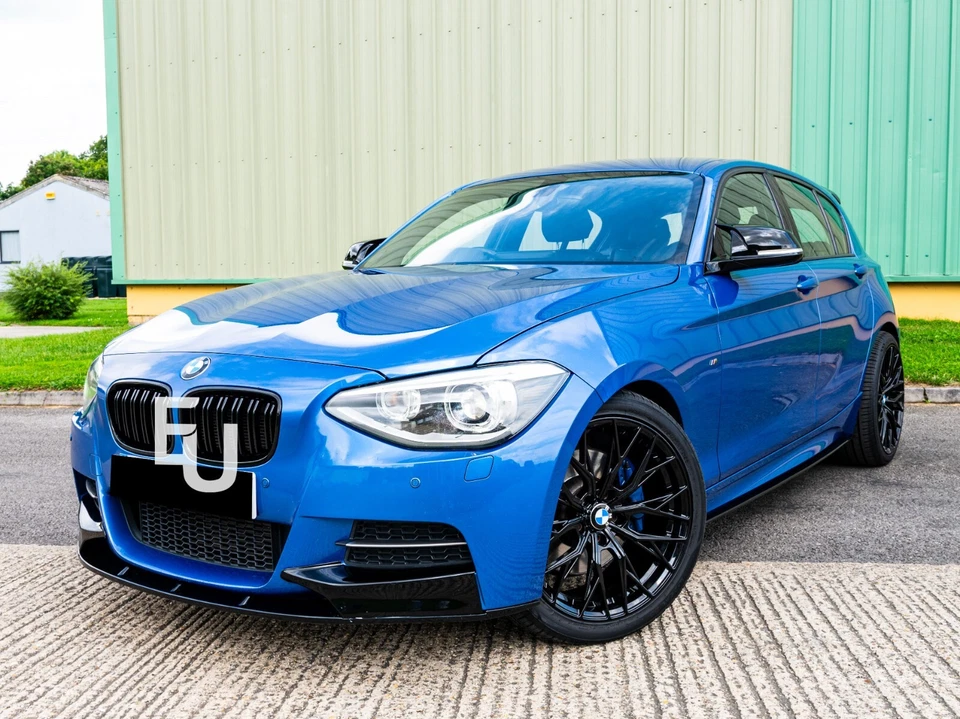 PARA BMW SERIE 1 F20 F21 2 PIEZAS M SPORT PARACHOQUES DELANTERO LABIO DIVISOR PRE-LCI 2011-2014 Foto 3 de 4