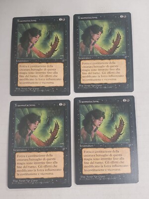 MTG Playset 4x Transmutation (Italian Legends/Black/C) - BGM