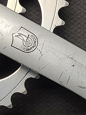 Vilebrequin Campagnolo Vintage 172.5 Mm – Double Plateau 52/39 – Italien – Bon état