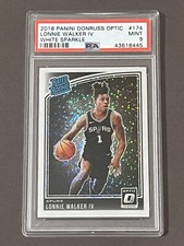 2018 Panini Donruss Optic White Sparkle Prizm Lonnie Walker IV Rookie RC PSA 9