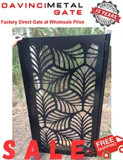 Contemporary modern metal gate, Modern Metal Gate, Custom size Art Pedestrian