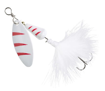 Balzer Colonel Fuzzy Spinner Bloody Snow 3g 5g 7g 10g UV Active Mustad Hook NEW